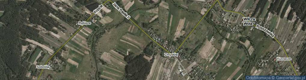 Zdjęcie satelitarne św. Jana Pawła II ul.